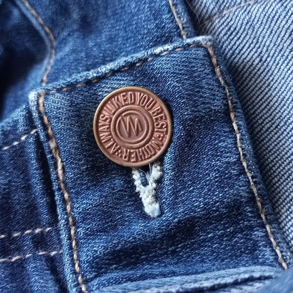 MOTHER The Rascal Women's Jeans Here Kitty Kitty - Picture 10 of 10